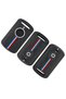 Yamaha Compatible Xmax 250 300 400, Tech Max 250 400 Silicone Strip Patterned Key Case Cover (Red Blue White) - 7