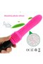 Vibrator telescopic cu telecomandă roz - 7