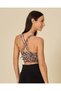 Women Brown Animal Print Active Bra - 3