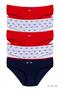 Women's Laundry Cotton Colorful Concept Printed Batu Panties 5-Pack (Xl-Xxl-3Xl) - 2