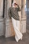 Buttoned Polka Dot Sweater Tsd260318 Smoked - 4