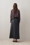 Leather Skirt with Waist Belt - 2