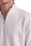 Basic Oversize Half Zipper Sweatshirt - 4