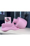 Business Card Holder with Spilled Nail Polish Design – Nail Art Themed Desktop Card Holder Stand - 2