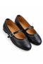 Women's Stylish Stoned Rubber Buckle Anatomical Soft Comfortable Sole Large Special Size Women's Ballerinas - 2