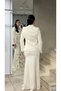 Women's Floral Embroidered Stand Collar Jacket Skirt Two-Piece Set – Lined, Beaded, Long Skirt Special Occasion Set - 6