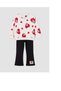 Lcw Kids Ecru Minnie Mouse Printed Girls' Set - 2