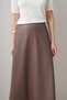 Leather Skirt with Waist Belt - 2