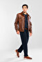 Men's Genuine Leather Nuts Leather Coats - 6