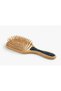 Bamboo Wood Scalp Massage Comb Blue Marble Pattern Epoxy Hair Brush 20X6.5 cm - 7