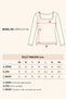 Women's Black Jacquard Asymmetrical V-Neck Long Sleeve Blouse Dervla - 6