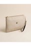 Women's Portfolio Bag Wrist Strap Clutch Handbag - 3