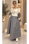 تنورة طويلة منقوشة