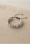 Handmade Square Cut Natural Stone Special Design Bracelet with Elevator Clasp - 2