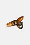 Women 1 Piece Secure Hold Claw Hair Clips, Brown - 3