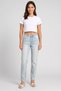 Women Regular Fit Washed No Stretch Jeans, Light Blue - 2