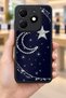 Spark 20 Compatible Printed, Matte Black, Soft Silicone, Protective, Shock Absorbing Cover, Case - 8