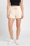 Women Solid Basic Shorts, Beige