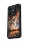 Tecno Spark 20 Compatible Printed, Matte Black, Soft Silicone, Protective, Shock-Absorbing Cover, Case - 7
