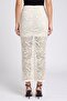 Women Textured Maxi Skirt, Cream - 4