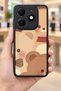 Tecno Spark 20 Compatible Printed, Matte Black, Soft Silicone, Protective, Shock-Absorbing Cover, Case - 8