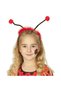 1Pc Ladybug Crown – Show Accessory, Kids Costume Crown, Party and Stage Use, Flexible Lightweight Headband Red Black - 2