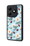 Spark 20 Compatible Printed, Matte Black, Soft Silicone, Protective, Shock Absorbing Cover, Case - 3