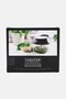 Small Manual Hand Food Chopper, Black