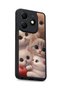 Spark 20 Compatible Printed, Matte Black, Soft Silicone, Protective, Shock Absorbing Cover, Case - 6