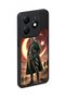 Tecno Spark 20 Compatible Printed, Matte Black, Soft Silicone, Protective, Shock-Absorbing Cover, Case - 4