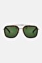 Men CR 800027 Square Sunglases, Multicolor
