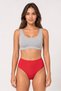 Women 3 Pieces Textured Panty, Multicolor
