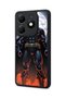 Spark 20 Compatible Printed, Matte Black, Soft Silicone, Protective, Shock Absorbing Cover, Case - 3
