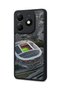 Spark 20 Compatible Printed, Matte Black, Soft Silicone, Protective, Shock Absorbing Cover, Case - 3