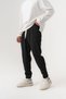 Offduty Men's Jogger Sweatpants with Elastic Waist and Cuffs in Ribbed Fabric - 3