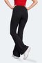 Katrinna in Women's Wide Leg Black Sweatpants - 4