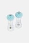 2 Pieces Salt And Pepper Mills With Adjustable Ceramic Grinder, Multicolor - 2
