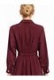 Button Detailed Full Length Dress Length 138 cm - 7