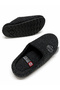 Men's House Slippers Black Winter Warm Lined Non-Slip Sole Comfortable Soft Indoor Slippers - 4