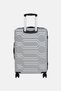 21,7 Inch Hard Shell Cabin Spinner Luggage, Silver - 2