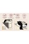 Auraplus Newspaper Reading Cat Pattern Modern Woven Base Decorative Carpet Auraplus125 - 5