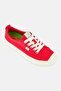Women OCA Low Lace Up Sneakers, Red