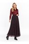 Pleated Lined Crinkled Skirt