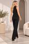 Women's vested pants knitwear set - 3