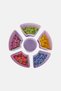 Airtight Container With 6 Removable Compartments, Lavender - 4