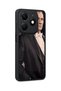 Tecno Spark 20 Compatible Printed, Matte Black, Soft Silicone, Protective, Shock-Absorbing Cover, Case - 2