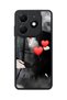 Tecno Spark 20 Compatible Printed, Matte Black, Soft Silicone, Protective, Shock-Absorbing Cover, Case