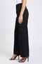 Women Regular Fit Plain Cargo Pants, Black - 3