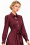 Button Detailed Full Length Dress Length 138 cm - 4