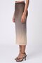 Women Textured Maxi Skirt, Multicolor - 3